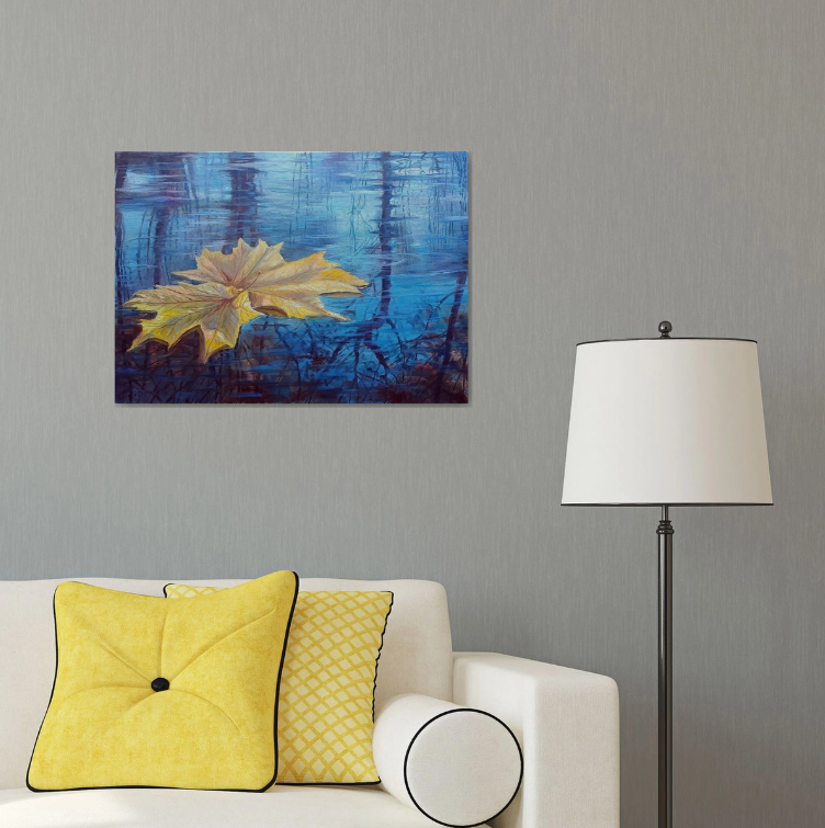 AurumArts's tweet photo. Golden autumn captured in motion 🍁
“Maple Leaf” reflects the quiet beauty of nature—where light, water, and color meet in harmony.
Original oil painting, 70x50 cm

#originalart #oilpainting #autumnvibes #mapleleaf #natureart
#artforsale #contemporaryart #homedecor #wallart https://t.co/hUMETrAlJd