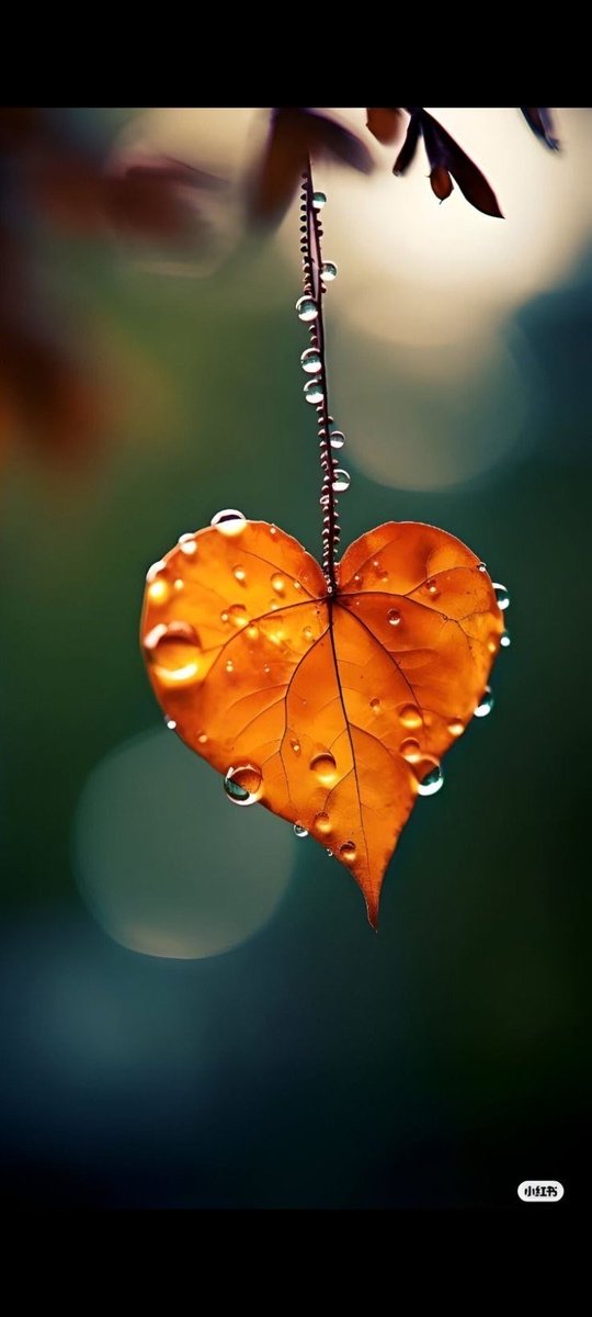 mshafqat72's tweet image. A single leaf, shaped like a heart, holding raindrops like quiet memories. Nature’s gentle reminder that beauty lingers even as seasons change 🍂💧

#AutumnVibes #NatureBeauty #HeartOfNature #Raindrops #Serenity