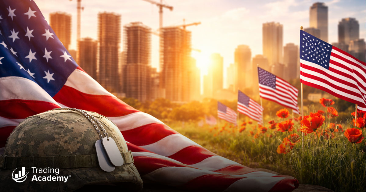 TradingAcademy's tweet photo. This Memorial Day 🇺🇸
We honor those who served and reflect on resilience and rebuilding.
History shows: even after uncertainty, growth can follow. #MemorialDay https://t.co/2oKHmqSBpT