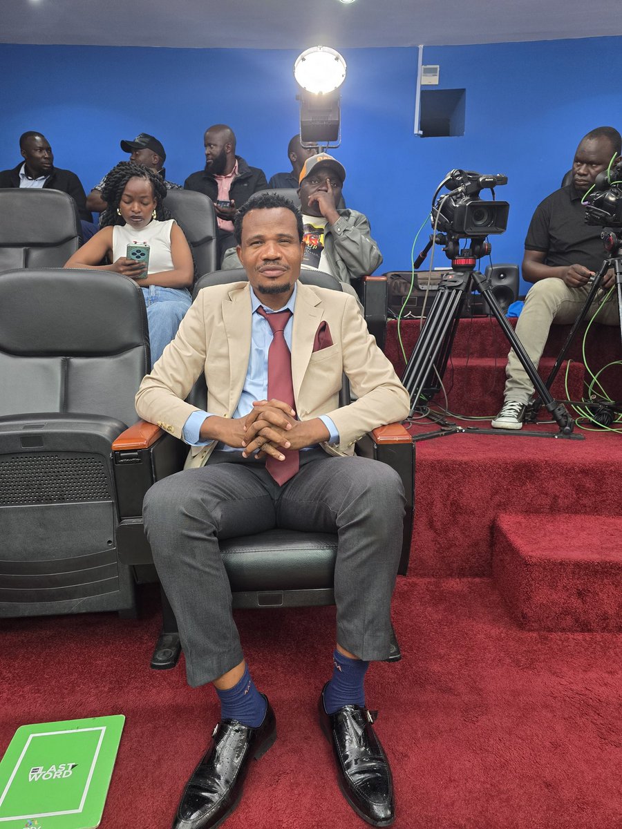 Am in the house ready for the talk show NTV Kenya  Very nice  .Pure politics here tonight