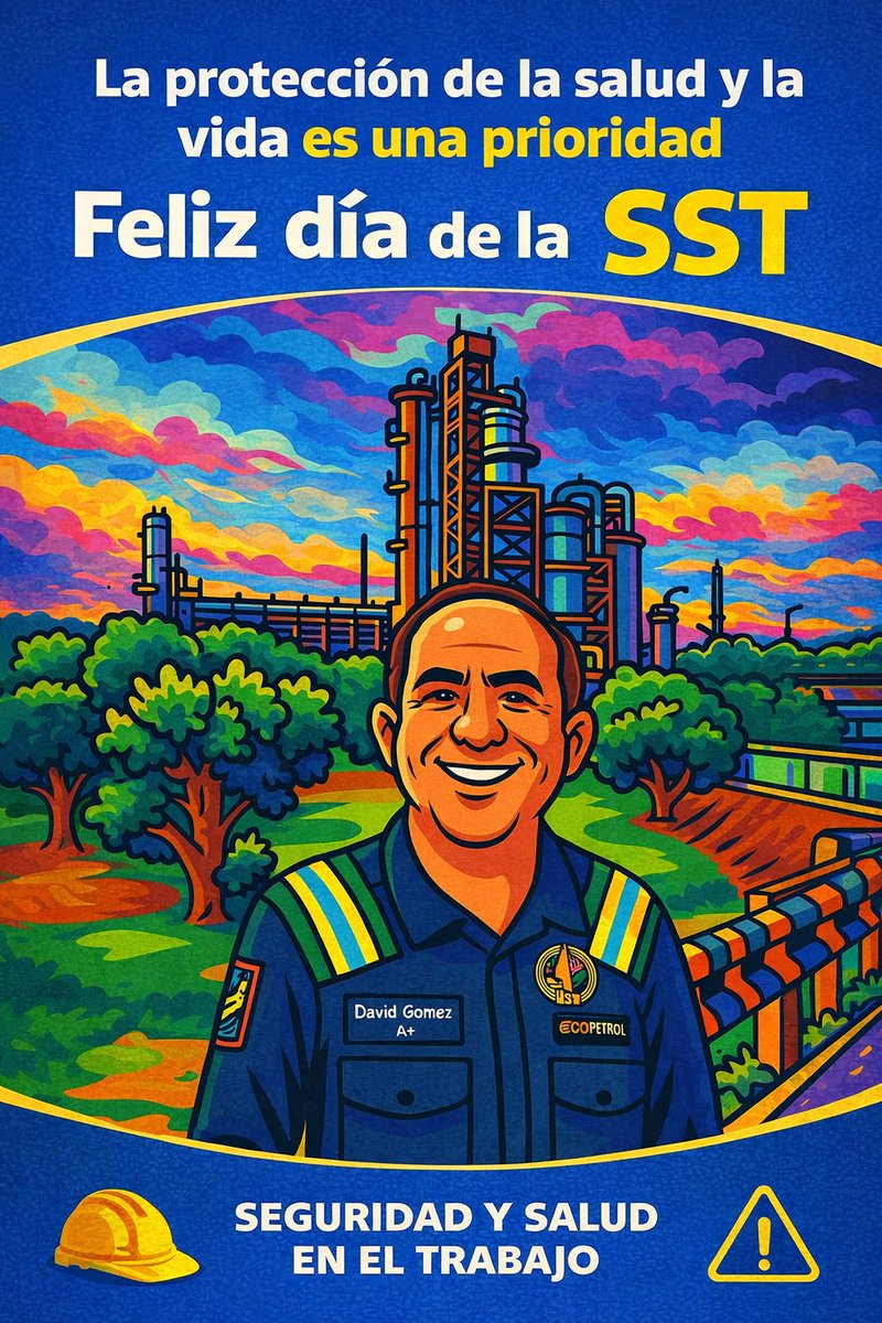 damagofe's tweet photo. En el día mundial de la SST protejamos la salud y la vida @usofrenteobrero @ECOPETROL_SA https://t.co/j6SHFJPwof