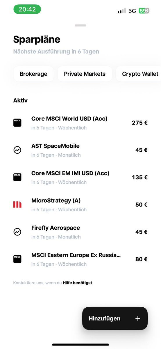 DonauKapital's tweet image. Sparpläne sind nach erfolgreicher Gehaltsverhandlung angepasst worden 🎉 Die Space-Wetten lassen ich mal einen Monat laufen und werde sie dann aber stornieren denke ich. 

#investieren #traderepublic #saylor #osteuropa