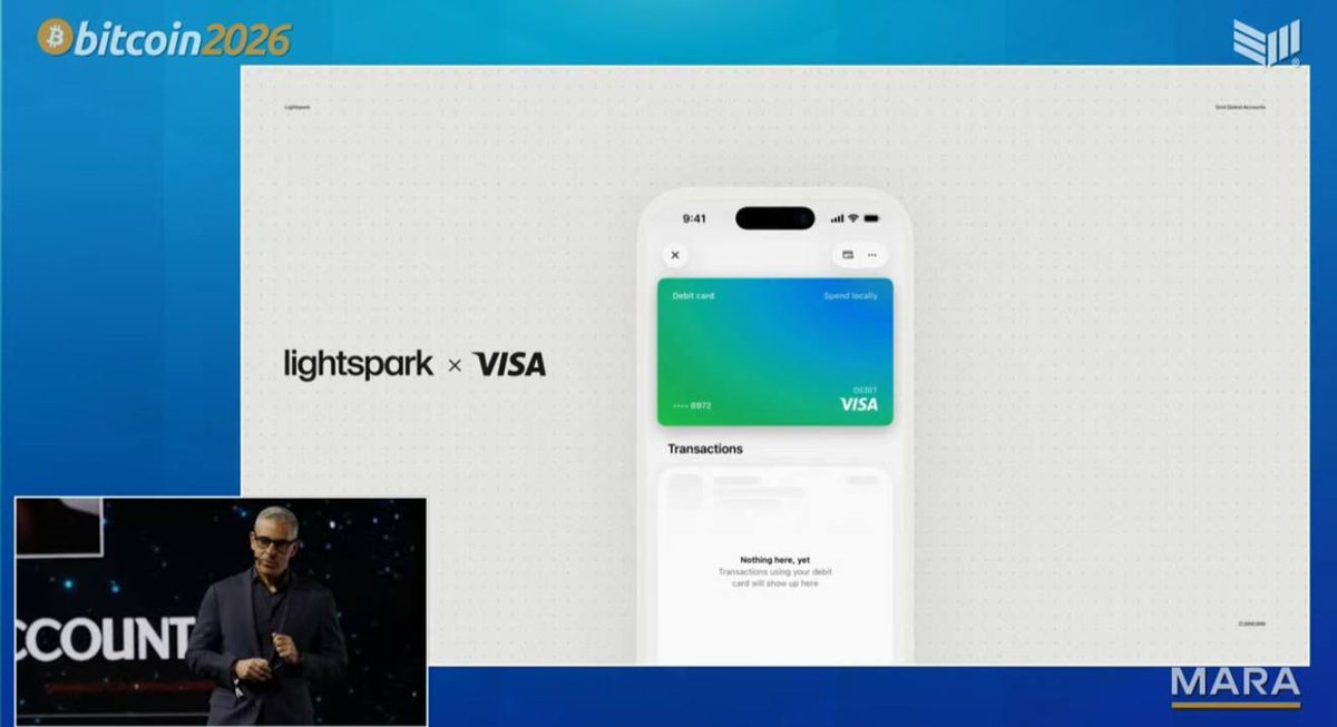TradaconLeo's tweet image. """
🔥 NUOVO: David Marcus ha annunciato che Lightspark ha partnersizzato con Visa, diventando membro principale della sua rete per espandere i pagamenti globali basati su stablecoin.
#Criptovalute #Pagamenti #FinanzaDigitale