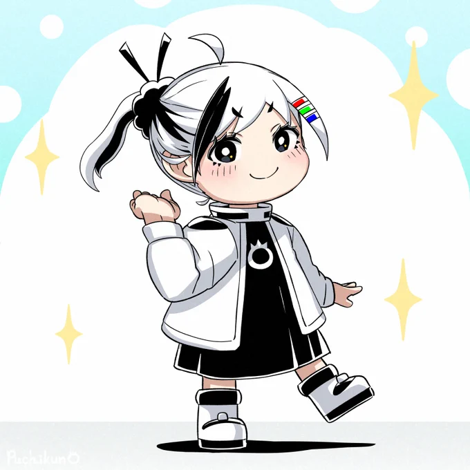 おはモノチ 「ポニーテールだっち!」 #MonochiProject