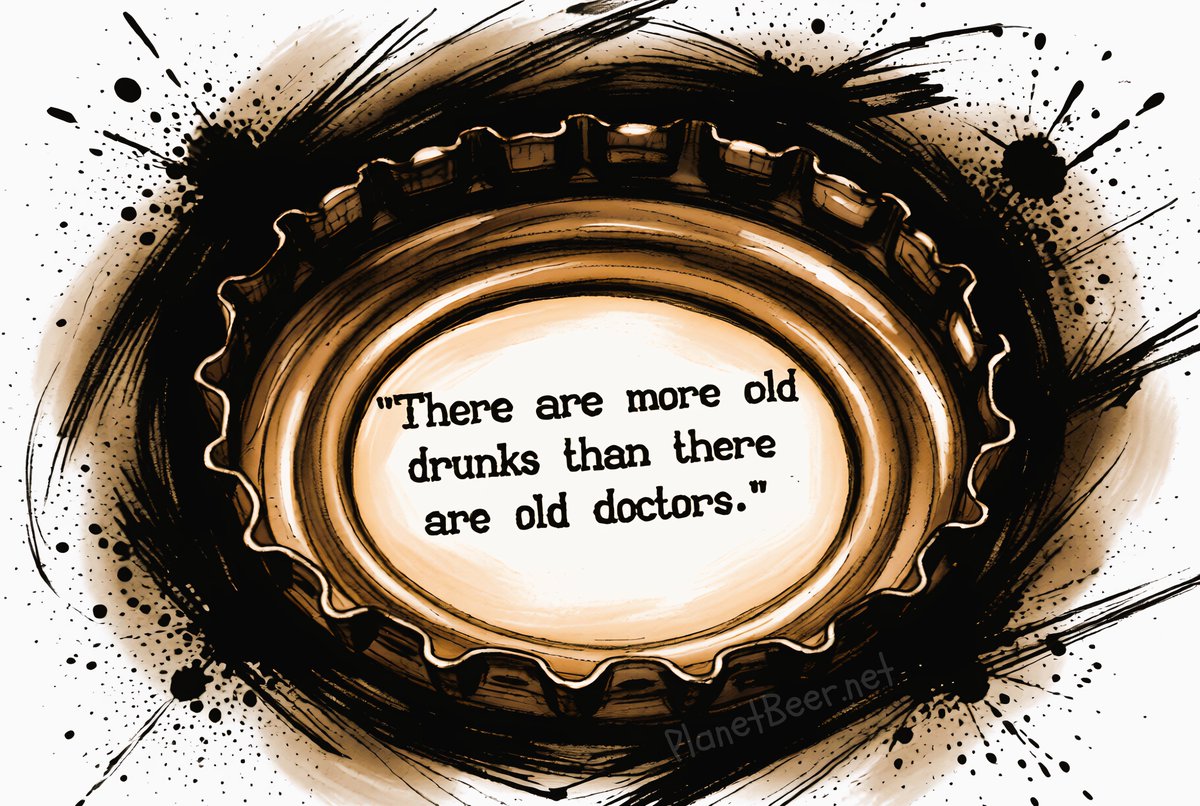 PLANETBEER1's tweet image. Beer Cap Wisdom! 😏  #beer #doctors #WednesdayWisdom tinyurl.com/5a89t2us