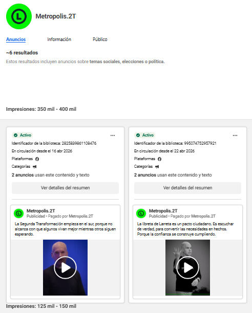 En la última semana <a href="/horaciorlarreta/">Larreta</a> puso más de $14.000.000 en pauta en Meta ¿de donde la saca che?