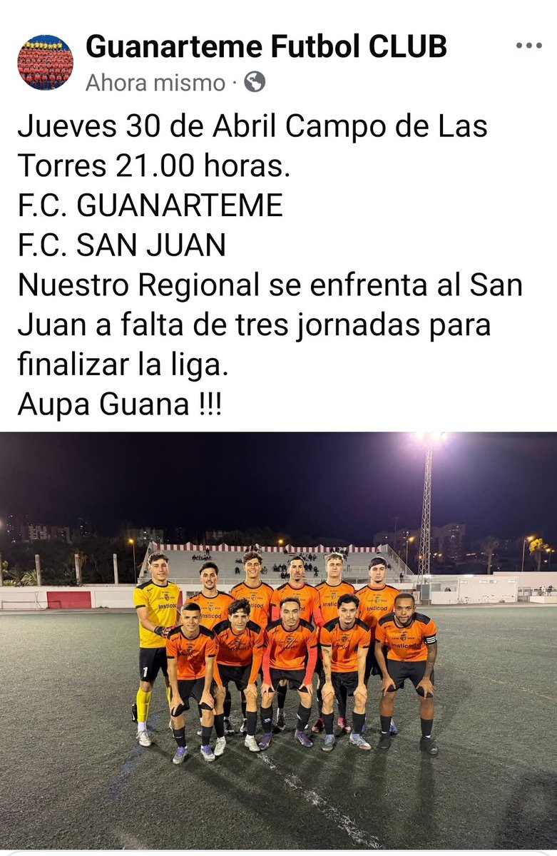 FCGUANARTEME's tweet photo. https://t.co/WWdtHluQ9x