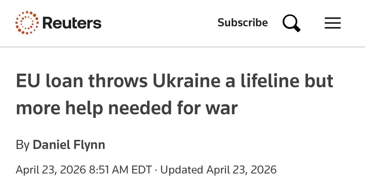 A banking lens on the Ukraine war:

🔹European banks carry large bad loan exposure

🔹Panic must be avoided → losses need offsetting

🔹That requires new, high-quality collateral

🔹Cheapest source of collateral? Russia

Bust up Russia, get cheap good collateral for new good