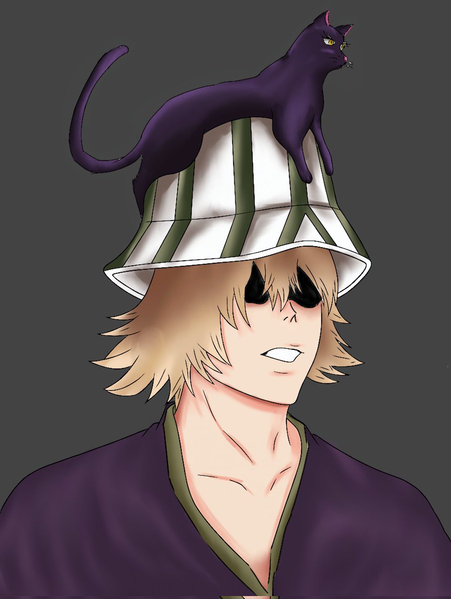 rokyayala20's tweet photo. Ya terminado el dibujo de kisuke y Yoruichi 🌂🐱#浦原喜助 #Bleach #UraharaKisuke #UraYoru https://t.co/4qKFoTMiMr