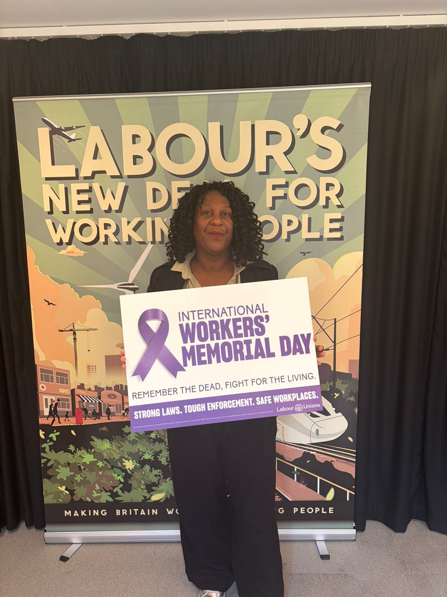 JOCampbellMP's tweet photo. Today marks Workers' Memorial Day. Today we remember all those who have lost their lives to work-related illness or injury. 

Unions keep people safe at work, which is why Labour have removed barriers to union recognition in our landmark Employment Rights Act.

#IWMD26 https://t.co/o0oJoeX5Qq
