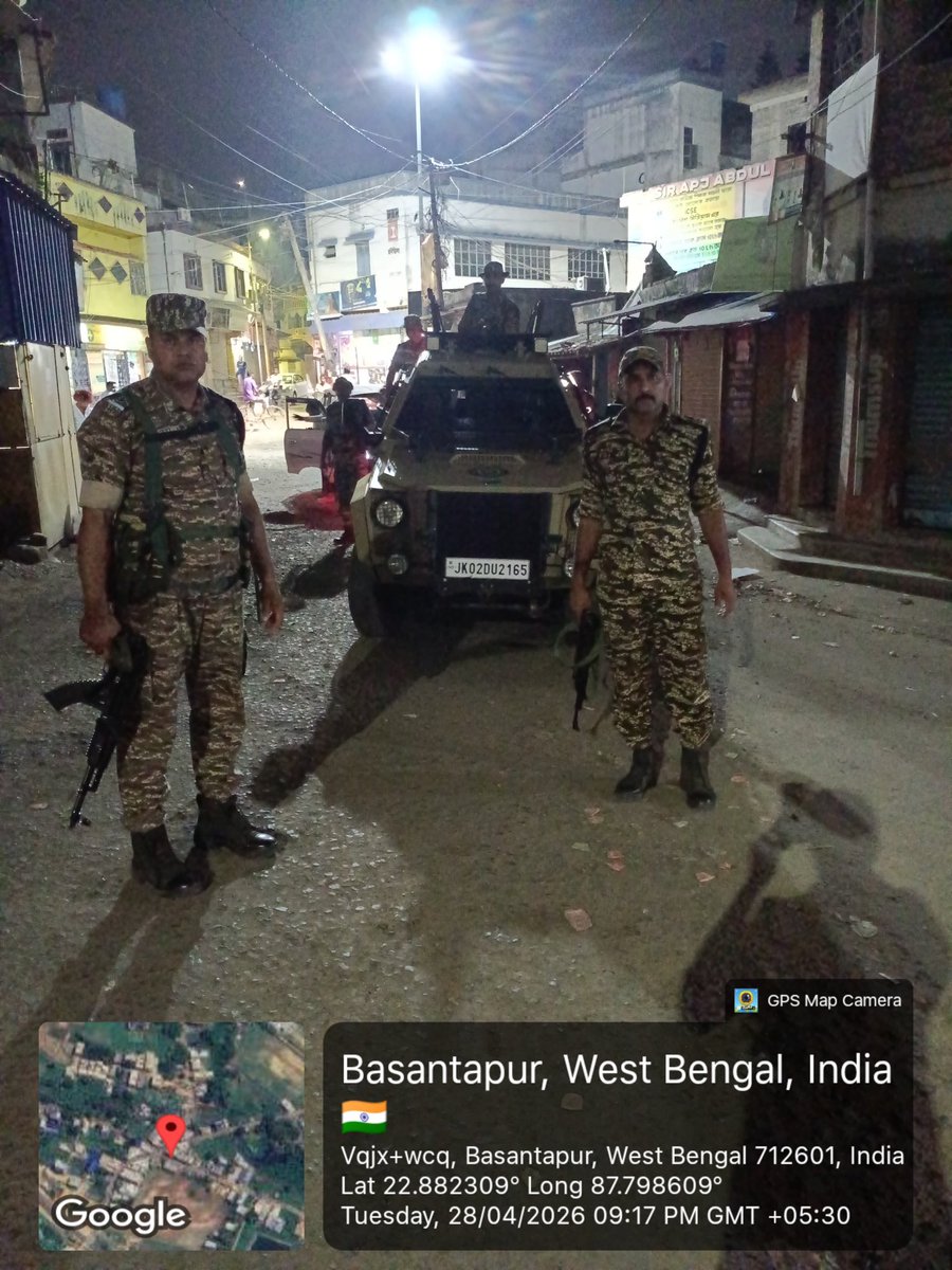 West Bengal Sector CRPF, Kolkata tweet media