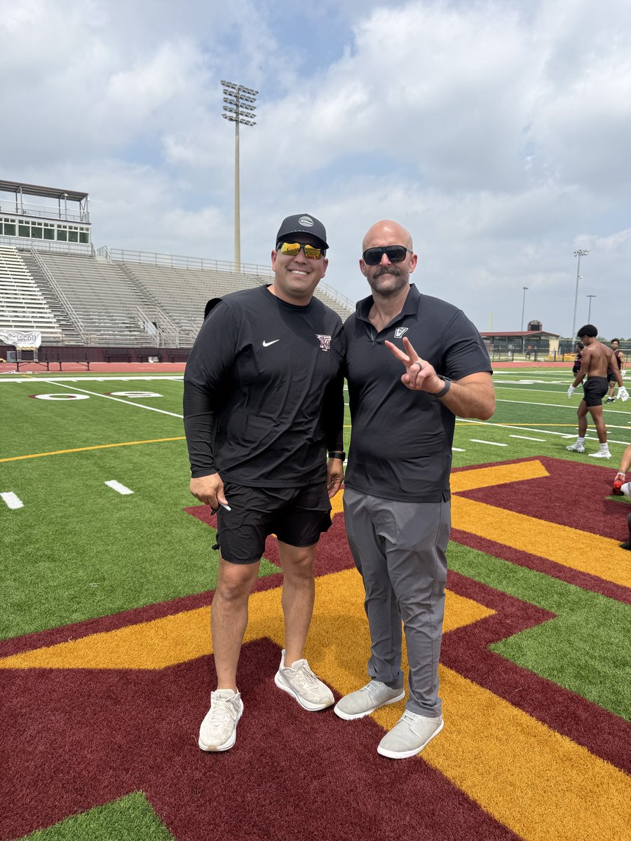 Coach_V_'s tweet photo. We appreciate @CoachJeffBowen from UTRGV football for coming out to see some of our Warriors during Athletics today!! 

#Recruit™️ https://t.co/KyyunvXbew