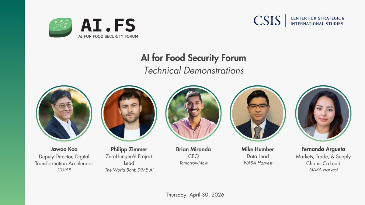 CSIS Food & Water Security Program tweet media