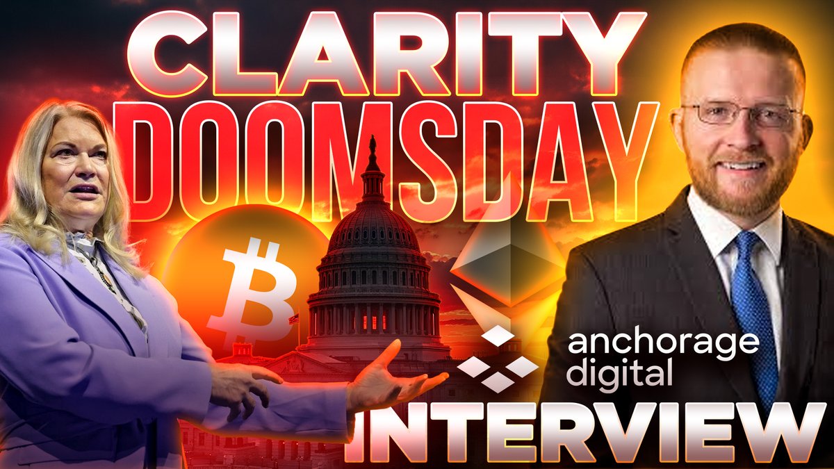 paulbarrontv's tweet image. 🇺🇸CLARITY Doomsday Imminent?🏛️🔥 
Interview w/@KevWysocki @Anchorage ⚓️

WATCH NOW👉youtu.be/tKVBsI95YFE

$BTC #ETH #SOL $XRP