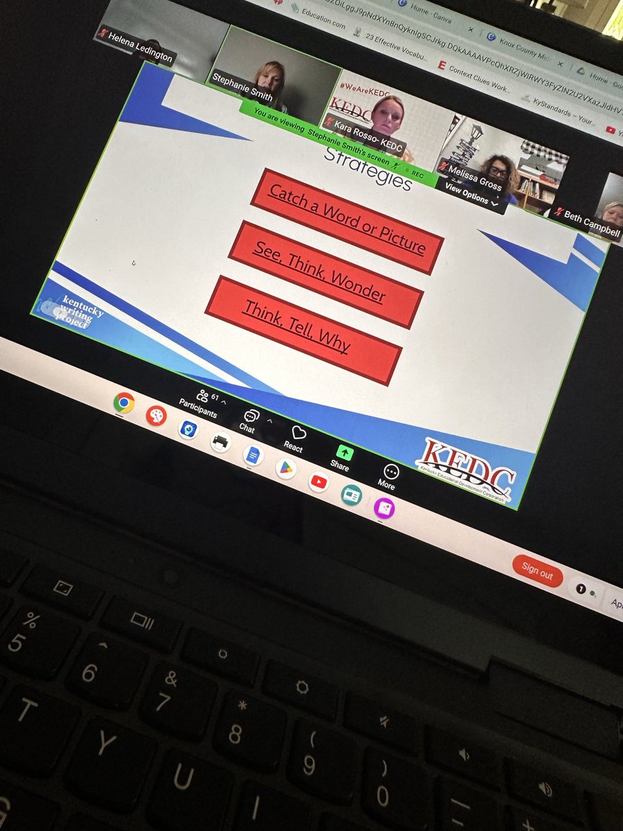 ahledington's tweet photo. Inspired by Stephanie Smith from the Kentucky Writing Project. 

This session offered practical strategies to deepen student thinking and connect history to real world understanding. Excited to bring these ideas into my classroom. @passport2learn @KEDC1 @KEDCGrants https://t.co/eY1wJAk6qE