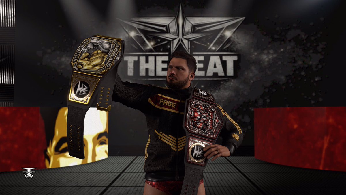 FossNh's tweet image. The boyfriends are running the show, you guys! 🏳️‍🌈

All the gold.
All the power.
All the attention.

And they KNOW it. 😮‍💨🔥

#FWF #WWE2K26