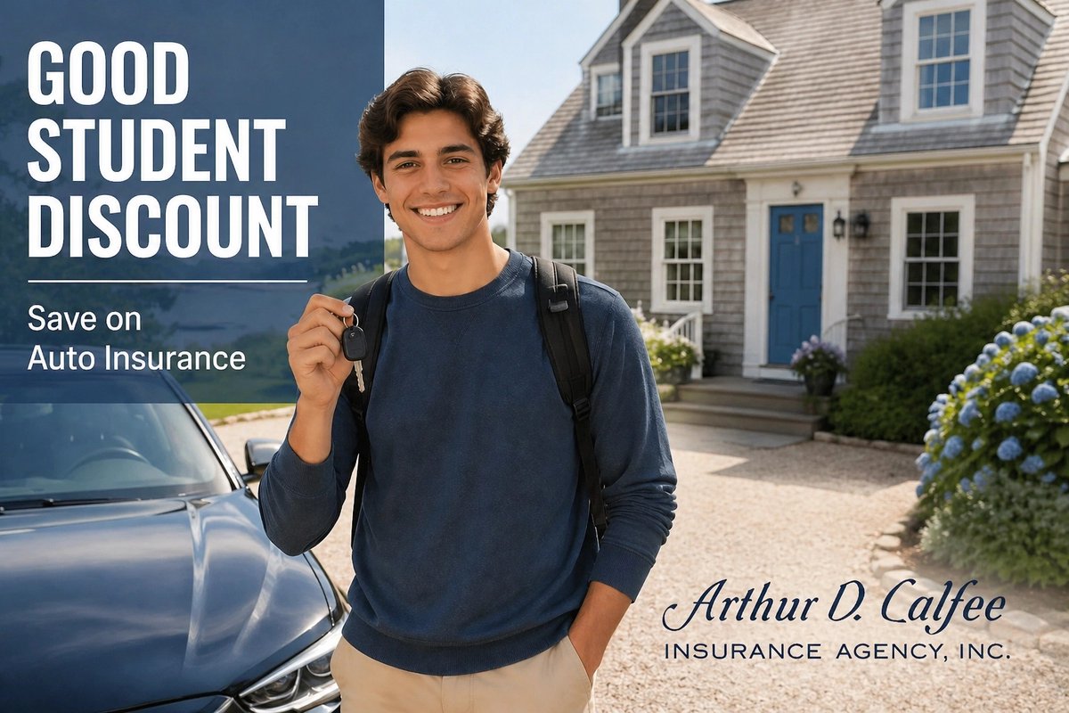 davidson_calfee's tweet image. Got a student heading toward graduation? 🎓 Don’t forget to ask about the Good Student Discount for your auto policy! High grades can mean lower rates. 🚗 Call 508-540-2601 to save. #AutoInsurance #SmartSavings #FalmouthMA #CapeCod #Insurance