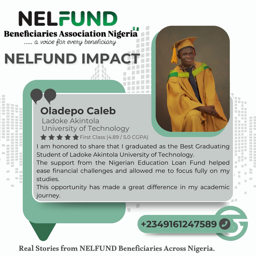 NELFUND BENEFICIARIES ASSOCIATION NIGERIA tweet media