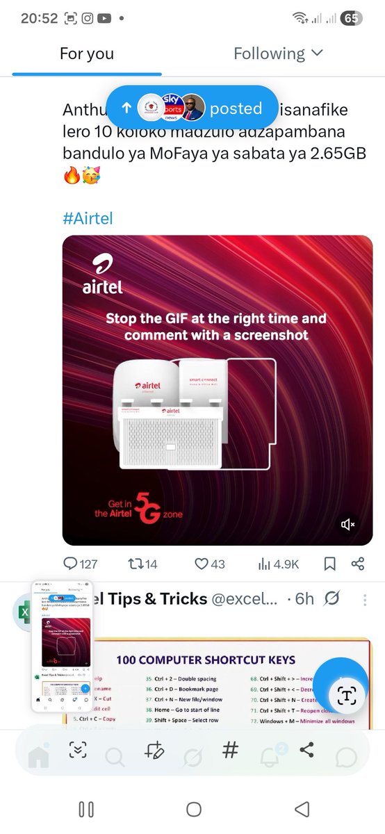 vickeegank's tweet photo. @AirtelMalawiPlc https://t.co/lMlbDB1d0J