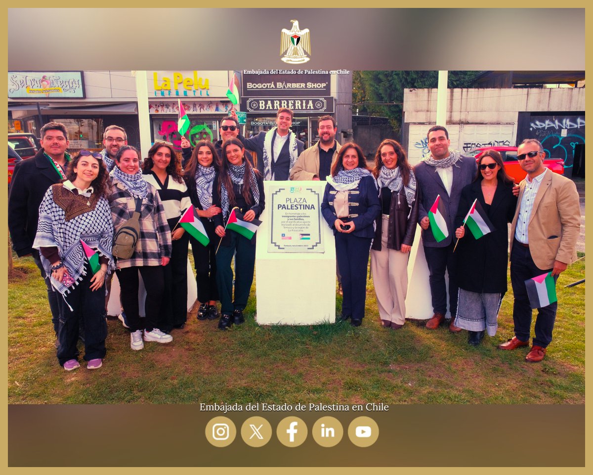 Embajada del Estado de Palestina en Chile tweet media