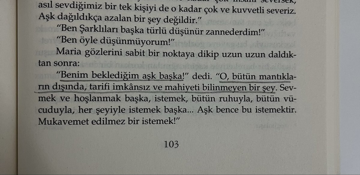 rktitiii's tweet photo. “Benim beklediğim aşk başka! O, bütün mantıkların dışında, tarifi imkânsız ve mahiyeti bilinmeyen bir şey.” https://t.co/oQ2aaxICGf