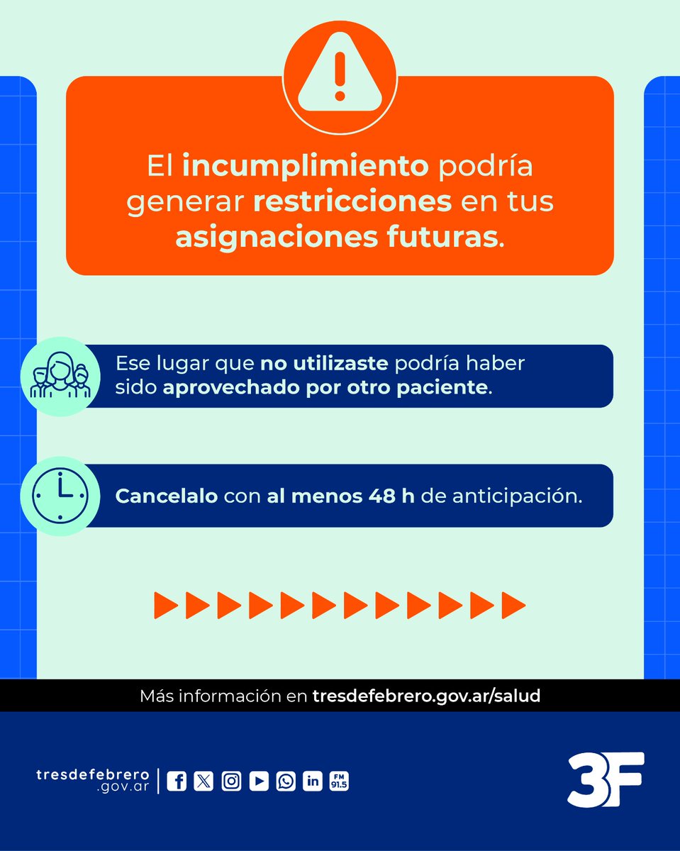 Municipalidad de Tres de Febrero tweet media