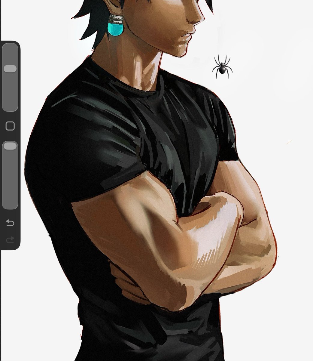 messy render with chrollo muscles