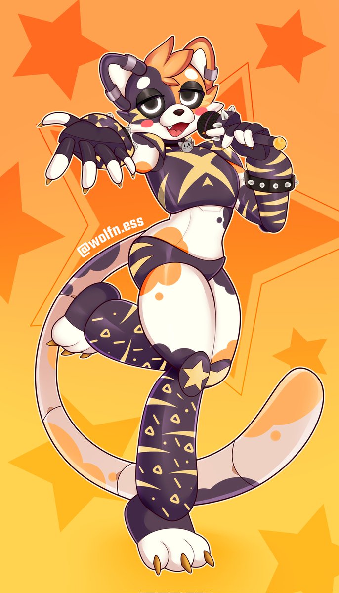 Wolfness_16's tweet image. Look at the stage… the great star Scarlet has arrived ✨🎤
.
Commission for Guest
💌 Commissions open
.
#furryart #furryfandom #anthro #fnafart #animatronic