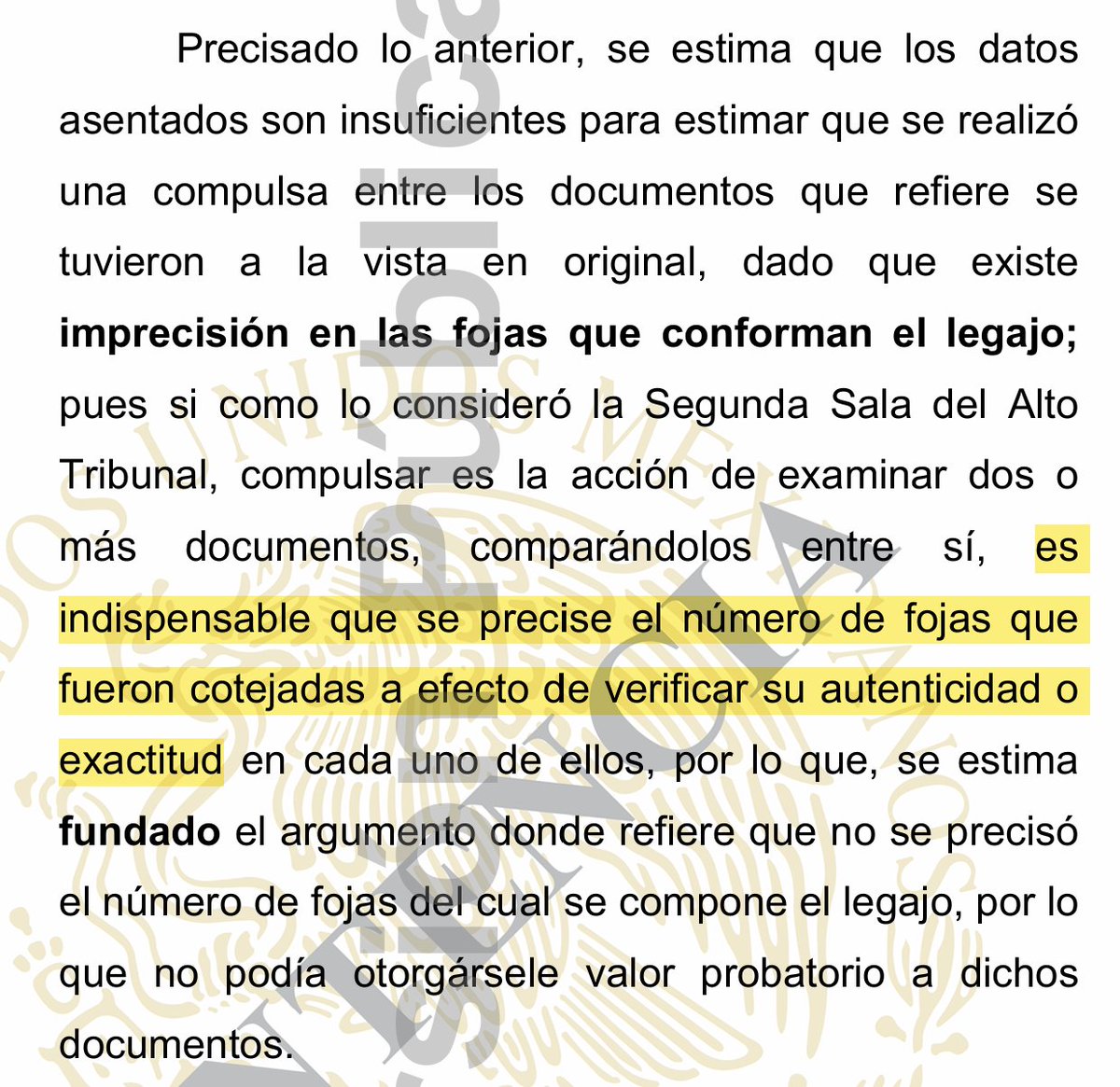 GilLuisJ92's tweet photo. COPIAS CERTIFICADAS EXHIBIDAS EN UN JUICIO CONTENCIOSO ADMINISTRATIVO. ES INDISPENSABLE QUE SE PRECISE EL NÚMERO DE FOJAS QUE FUERON COTEJADAS A EFECTO DE VERIFICAR SU AUTENTICIDAD O EXACTITUD.