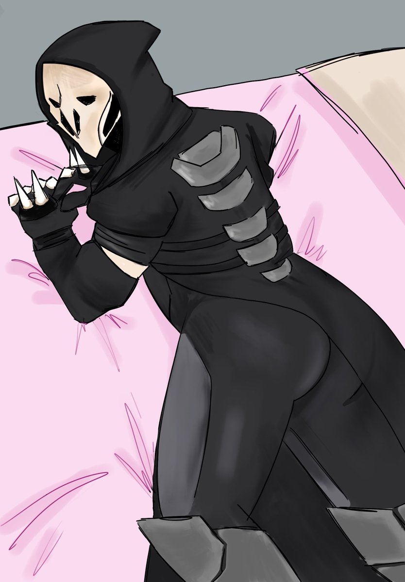 lynnisstrange's tweet photo. a little birthday reaper for my bff @Mantismgs #happybirthday #reaperOW #OW2 https://t.co/gEaNoIn6C3