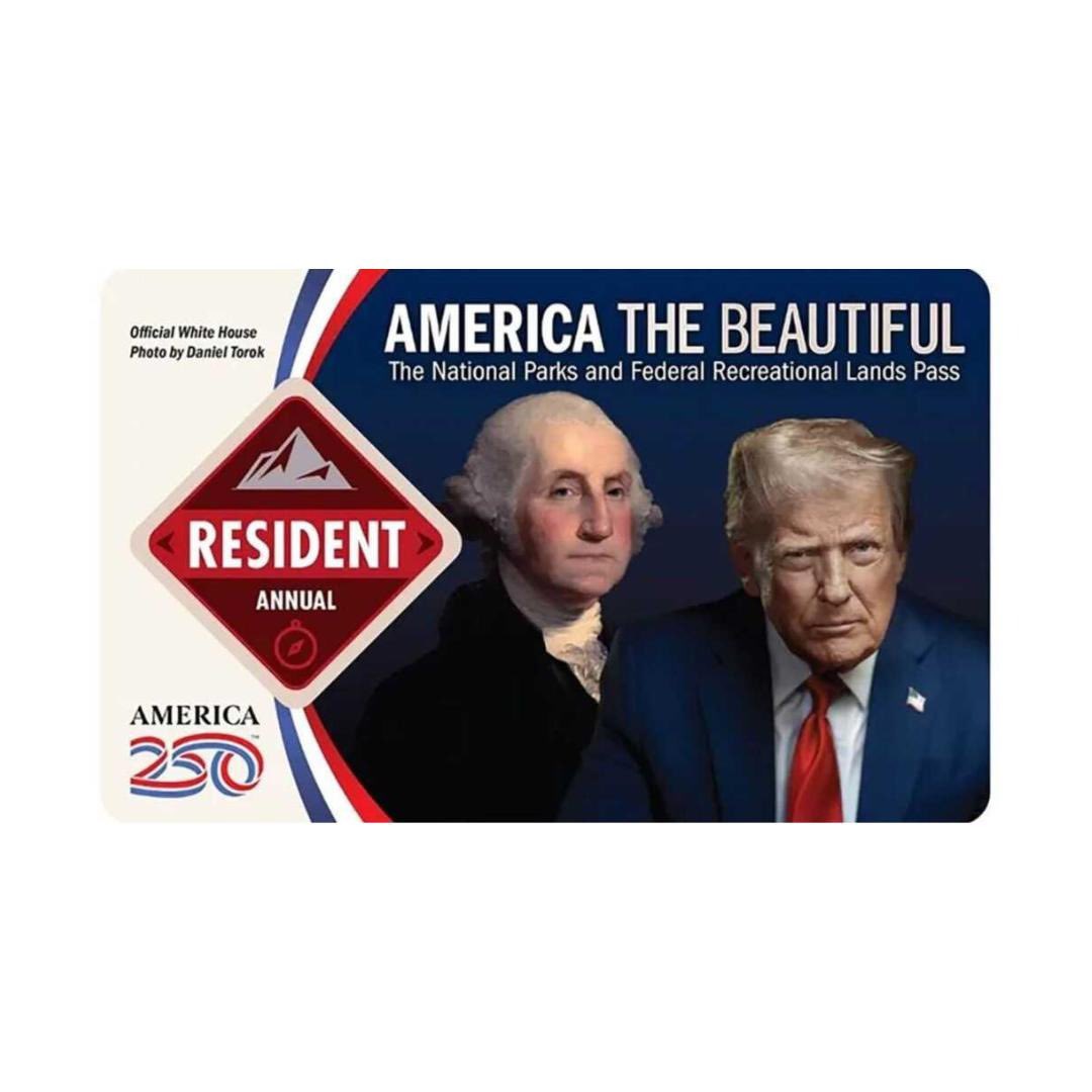 If you're renewing your passport or your National Parks pass this year, it will have Trump's face on it