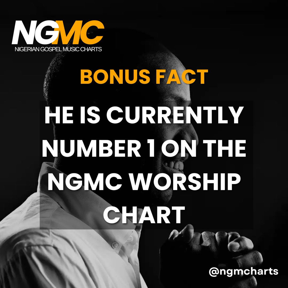NGMCharts's tweet photo. He is currently No. 1 on the NGMC Worship Chart with “Amen.”

Full chart: https://t.co/V0VQWRIU7u

#DunsinOyekan #NGMC #NigerianGospelMusicCharts #NigerianGospel #NaijaG https://t.co/oylnYEu6O2