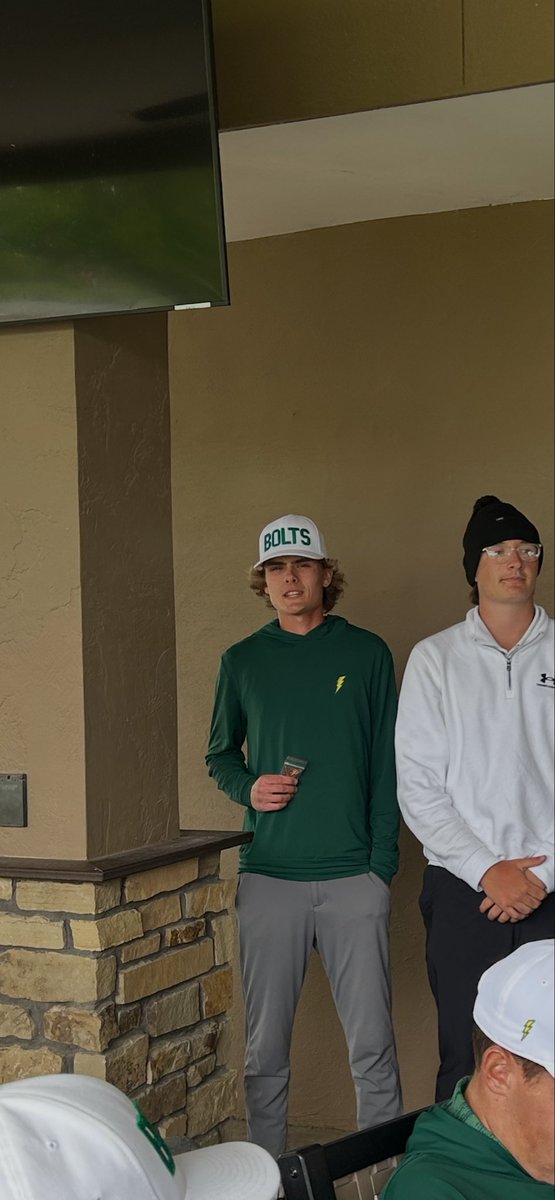 The Pius X Boys battled the wind yesterday at Beatrice Country Club finishing 3rd out of 15 class B teams and shooting a team score of 323!

Henry Stempson finished 6th, Luke Miller finished 9th and Aiden Murman in his first ever Varsity tournament finished 15th!

Go Bolts!⚡️