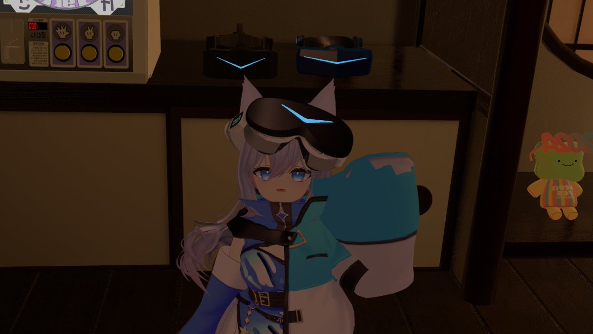 lbxax000's tweet image. #Pimax #VRChat #VR #3Dモデル #アップデート
自分のワールドに導入しました