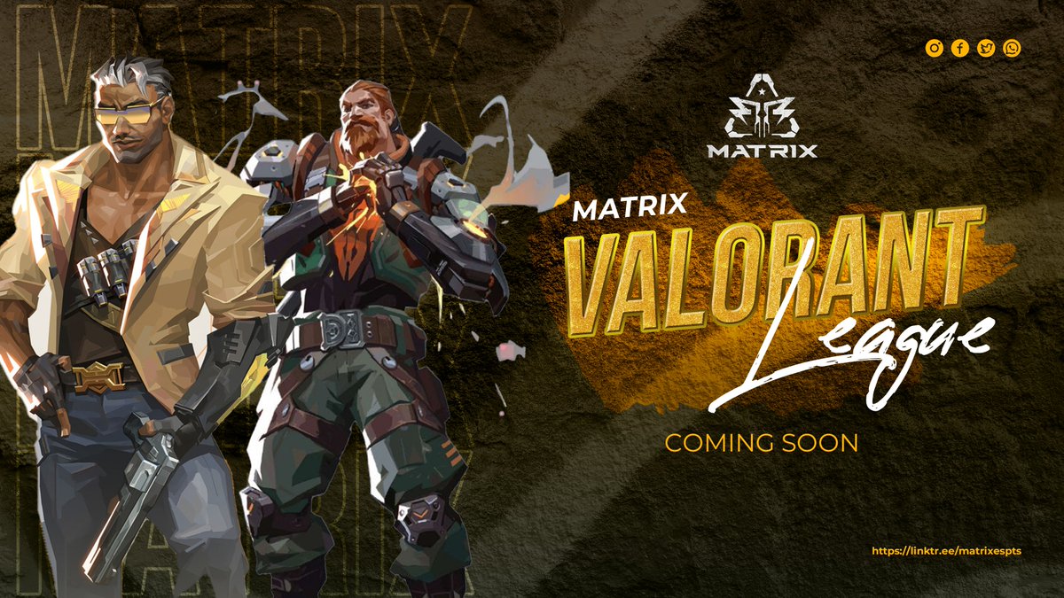 Matrixesports69's tweet photo. Matrix Esports 🎮 | Organizers of MVL (Matrix Valorant League) | Building Pakistan’s esports ecosystem 🇵🇰 | Sponsorships &amp; partnerships 📩 

#MatrixEsports #MVL #Valorant #EsportsPakistan #GamingPakistan #Esports #GamingCommunity #ValorantPakistan #OnlineTournament #EsportsEvents https://t.co/EDE105K9QV