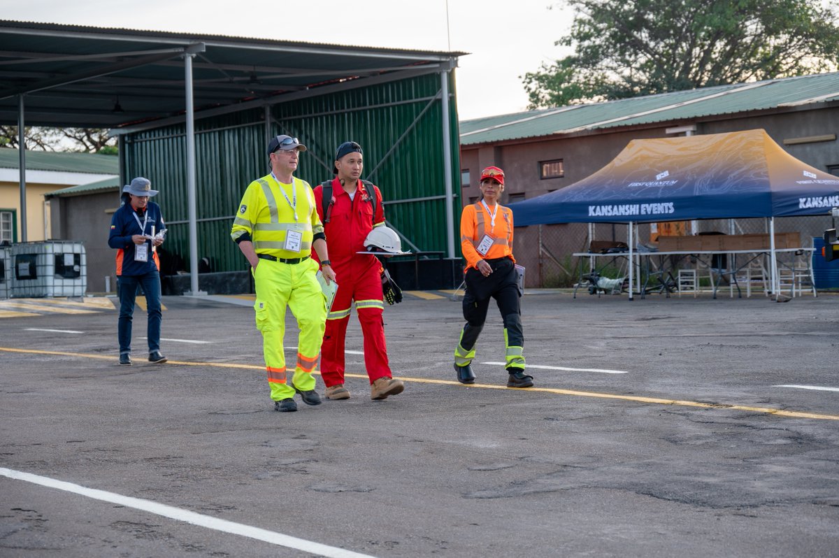 FqmZambia's tweet photo. The 2026 International Mine Rescue Competition has officially commenced!
We are honored to co-host this premier event, reinforcing our commitment to a zero-harm culture and operational excellence.
#IMRC2026 #FirstQuantum #Kansanshi #MineSafety #EmergencyResponse https://t.co/XRA2ldNsCI