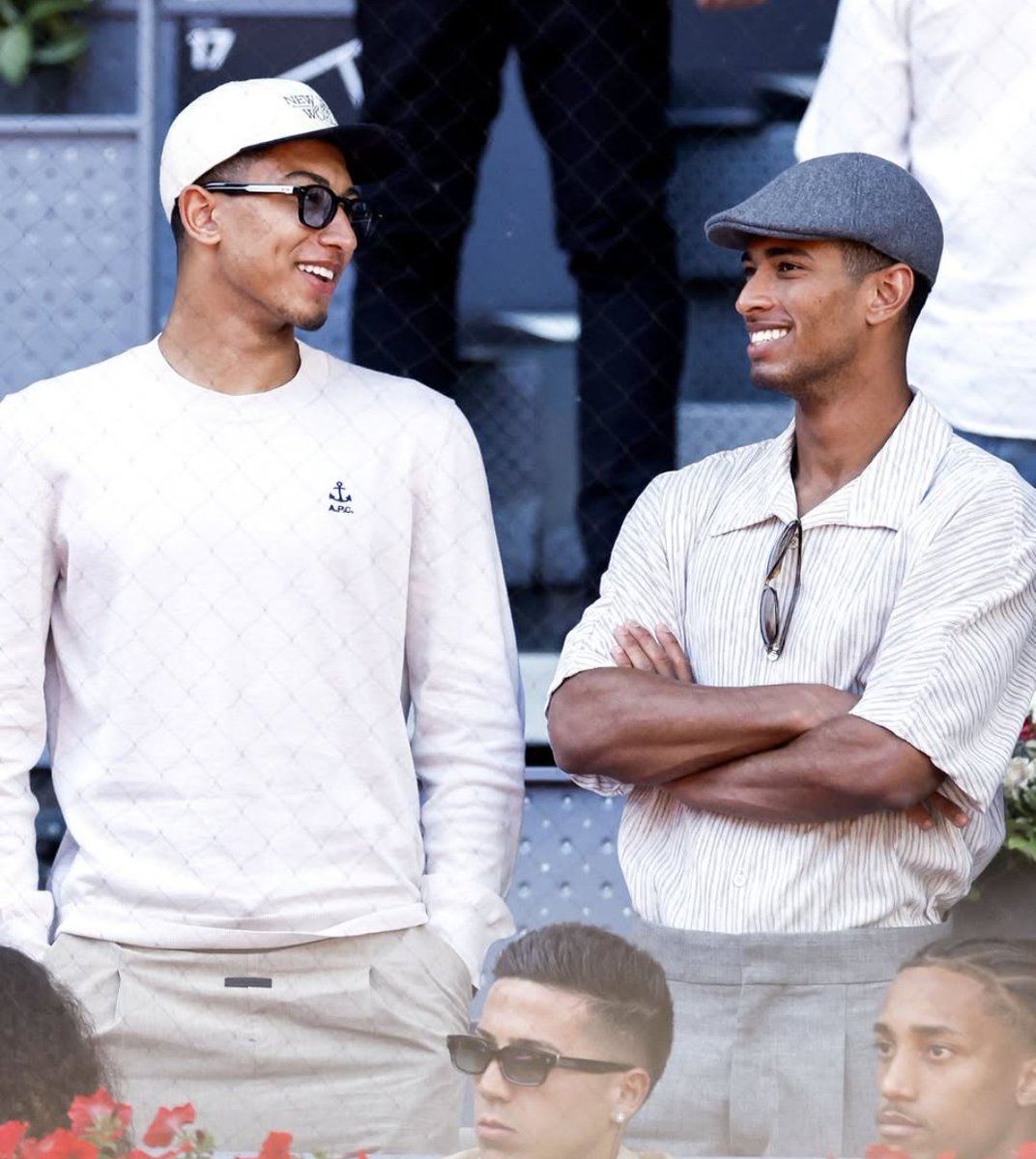 Bellingham brothers at Madrid Open. 🎾