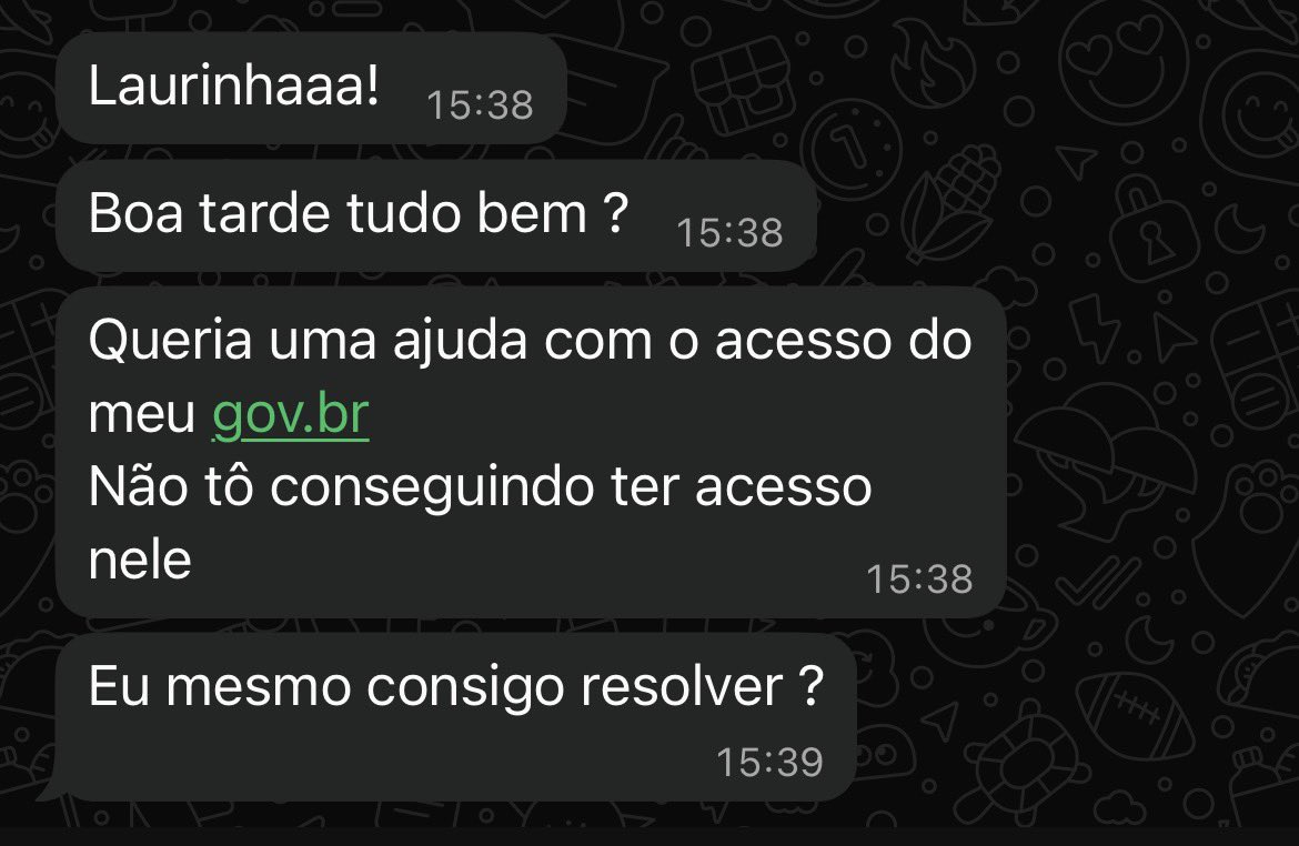 laura mas não a lady. tweet media