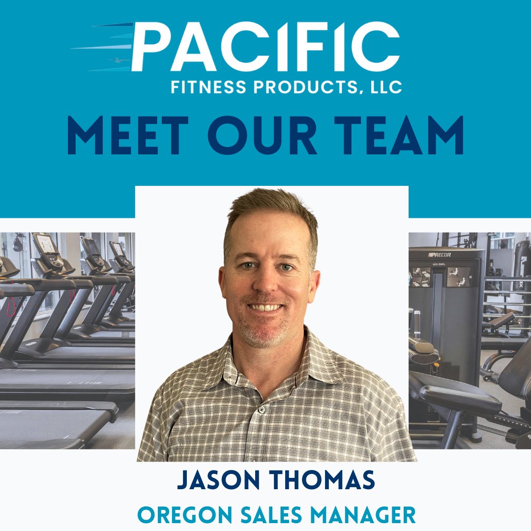 PacificFitProd's tweet image. 👤 Meet the Team 💪
Jason Thomas
Oregon Sales Manager
20+ yrs in fitness
Schools, police/fire, corporate + more 👊

#PacFit #MeetTheTeam #FitnessDesign #EducationFitness