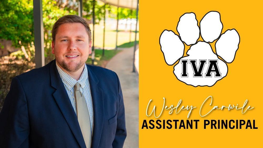 Wesley Carwile Named Assistant Principal of Iva Elementary 🎉 acsd3.org/o/iva-elementa…