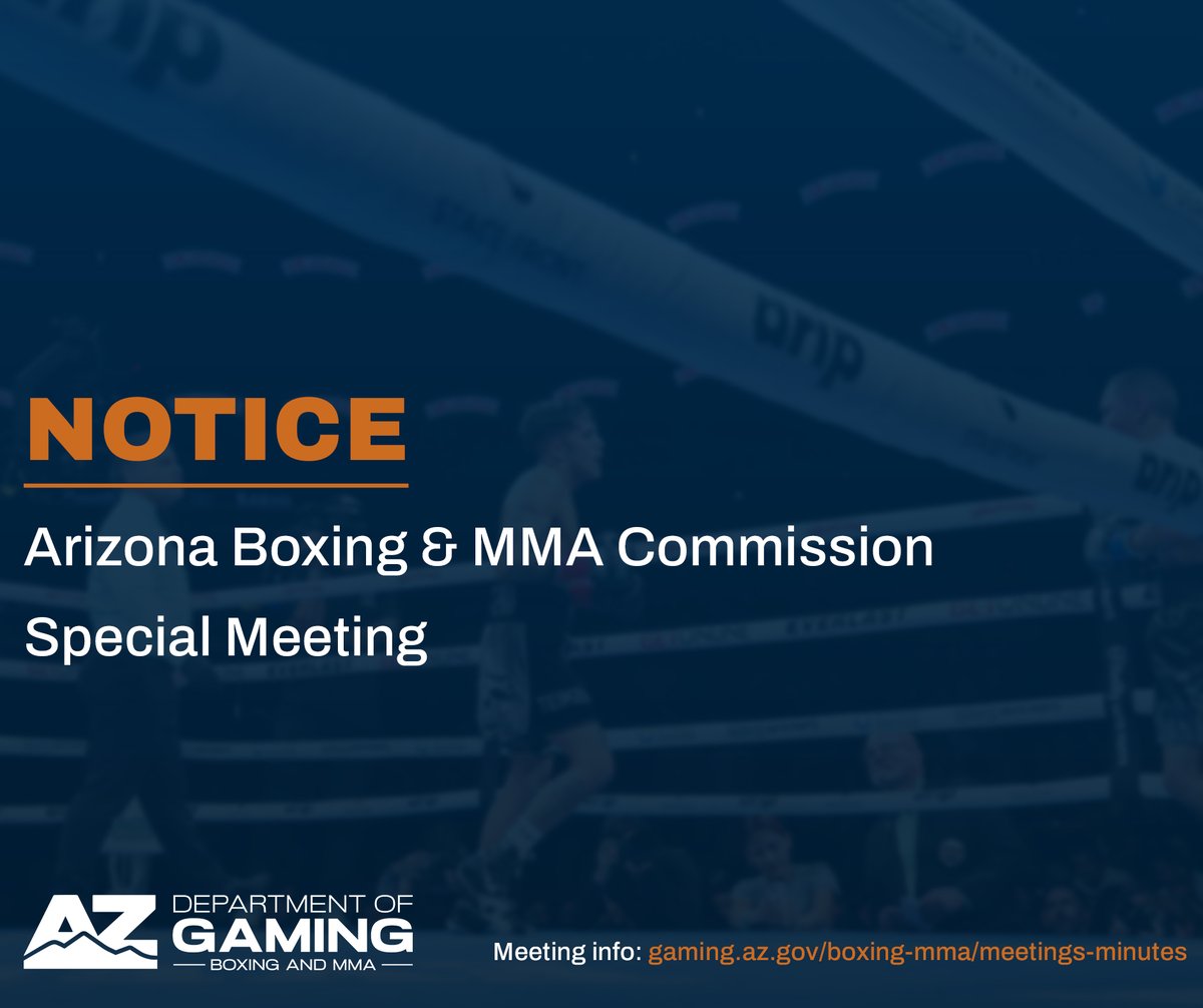 Arizona Department of Gaming tweet media