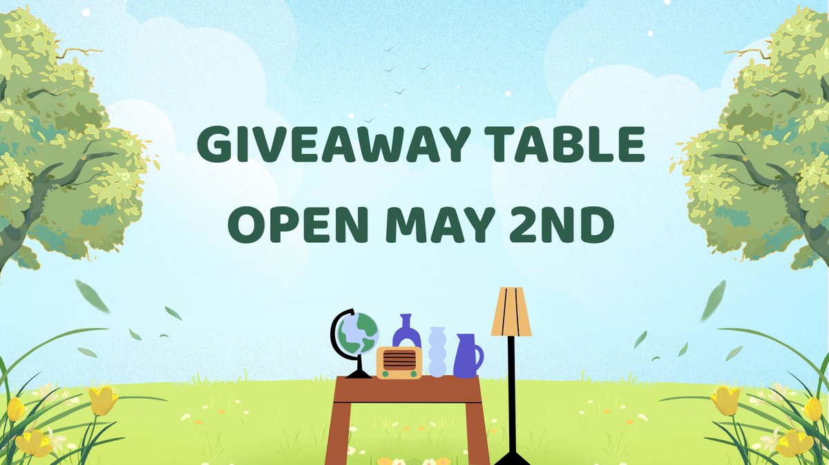 frontyonge's tweet photo. The Giveaway Table at the Waste Disposal Site opens on May 2!
Open Saturday mornings and (new this year!) Wednesday mornings from 9:00 a.m. – 12:00 p.m., until the end of October! Drop off unwanted items that might be used by others, or stop &amp; “shop”. https://t.co/sioWgrNQOV
