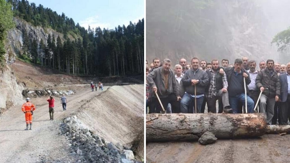 "Irmağının akışına ölürüm Türkiyem"diyerek geldiler,
Ne ırmak bıraktılar, ne orman, ne dere,ne yayla ne zeytinlik...