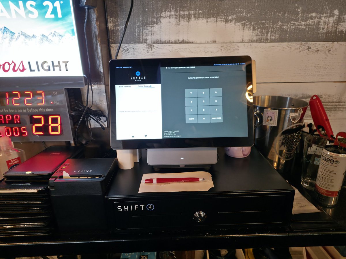Shift4Carlos's tweet photo. The Goose in New Port Richey, FL are now part of the @Shift4 family. The owner is very happy with his new system. https://t.co/yN4MKcbjuW