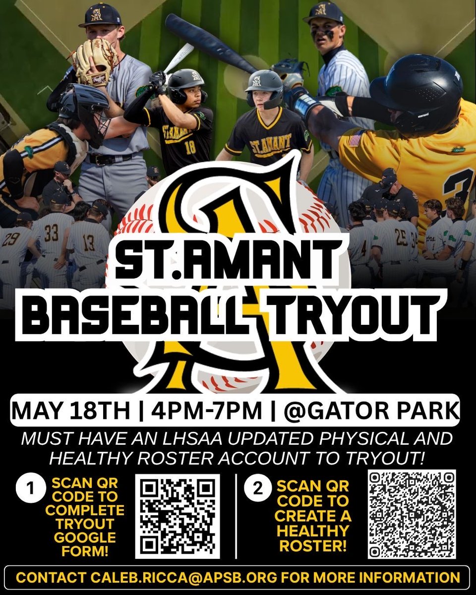 St. Amant Baseball tweet media