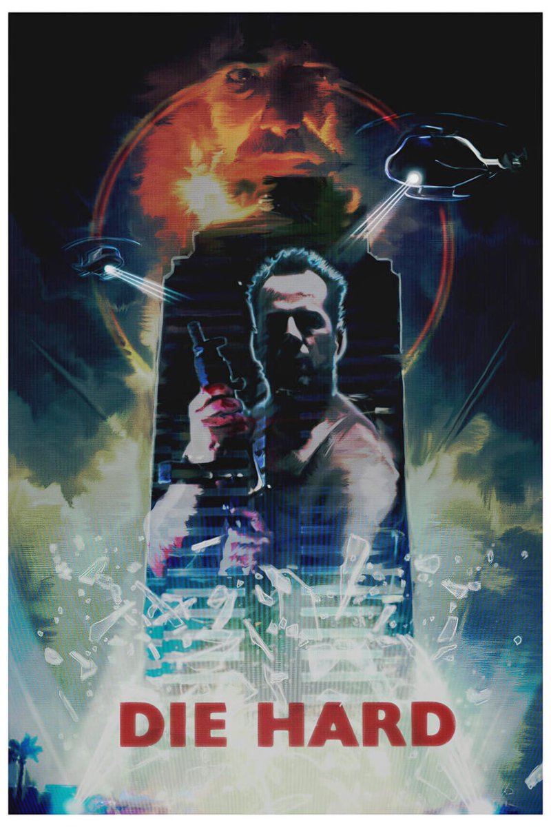 britmedia2000's tweet image. Die Hard 
(1988)

By John Dunn 

A New York City police officer tries to save his estranged wife and several others taken hostage by terrorists during a Christmas party at the Nakatomi Plaza in Los Angeles

REF: PHX/DIEHARD/POSTERART/048
#DieHard #PosterArt