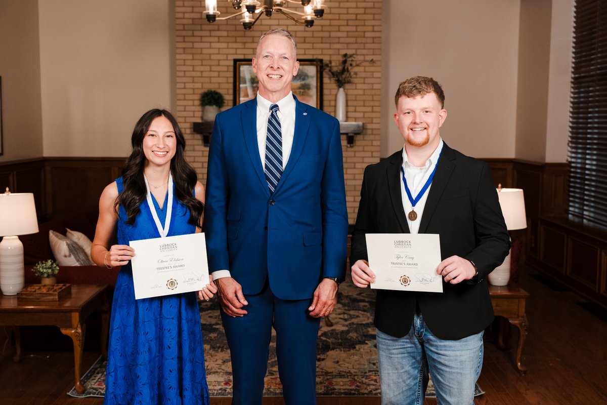 LCUedu's tweet photo. This year's student award recipients/nominees:

Mr. &amp; Ms. LCU: Braxton Turner, Raylee Moore
President's Award: Tye Johnson, Ruth Blayee
Trustee's Award: Tyler Cary, Olivia Elofsson

Mr. LCU nominees: Tye Johnson, Max Dement
Ms. LCU nominees: Kate Franklin, Marty McCoy https://t.co/gc3UlJLGrI