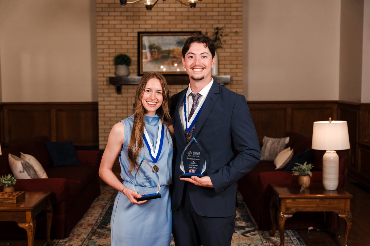 LCUedu's tweet photo. This year's student award recipients/nominees:

Mr. &amp; Ms. LCU: Braxton Turner, Raylee Moore
President's Award: Tye Johnson, Ruth Blayee
Trustee's Award: Tyler Cary, Olivia Elofsson

Mr. LCU nominees: Tye Johnson, Max Dement
Ms. LCU nominees: Kate Franklin, Marty McCoy https://t.co/gc3UlJLGrI