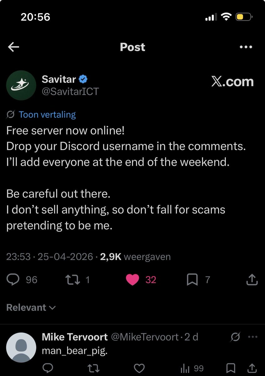 Mike Tervoort tweet media
