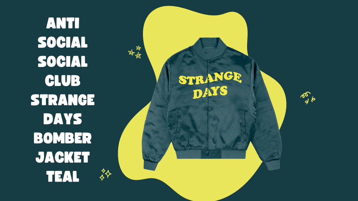 fragmentcloth's tweet image. Strange days and strong style💙

ASSC bomber in teal with bold color, classic fit and everyday statement.

#ASSC #Streetwear #BomberJacket #UrbanStyle #Hypebeast